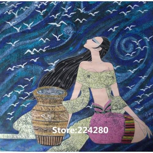 Needlework,Cross stitch,14CT Unprinted for Embroidery kits Sexy girl people unique Art Cross-Stitching,DIY Handmade decor