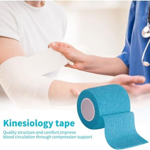 Self Adhesive Elastic Bandage Breathable Sports Wrist Wrap Protector Injury Tape Hand Joint Support Straps Fitness Accessories