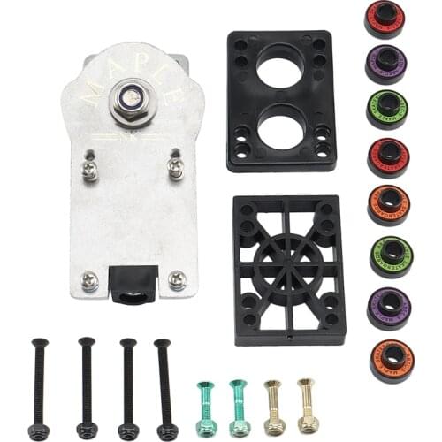 Top!-7Inch Land Surfboard Skateboard Bracket Base Surf Skate Trucks C7 Bridges with Integrated ABEC-9 Bearing Kit