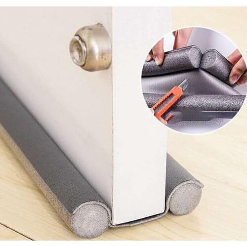 Door Bottoom Seal Strip Flexible Wind Noise Reduction Stopper Under Door Sealing Blocker Door Weatherstrip
