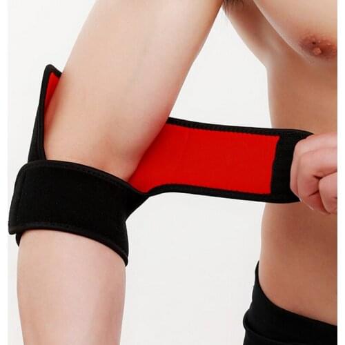 1 Pc Left/ Right Elbow Support Brace Relief Pain Pad Adjustable Elastic Strong Sports Protector Winding Tape Health Care