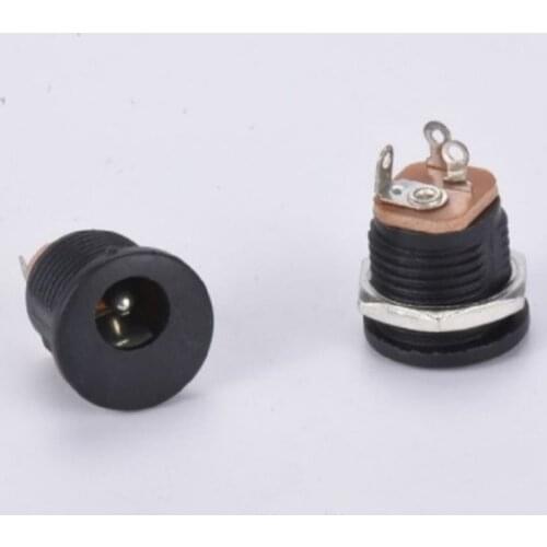 10Pcs DC-022 5.5*2.1 / 5.5x2.1mm DC Power Socket/ DC Connector Panel Mounting DC022 5.5*2.5