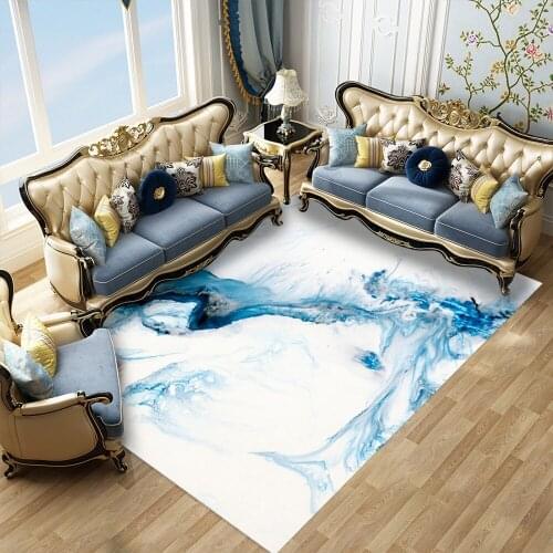 3D Anti-slip Carpets Floor Mats Living Room Carpet Doormat Bedroom Kitchen Table Area Rugs Outdoor Indoor Natural Marble Pattern