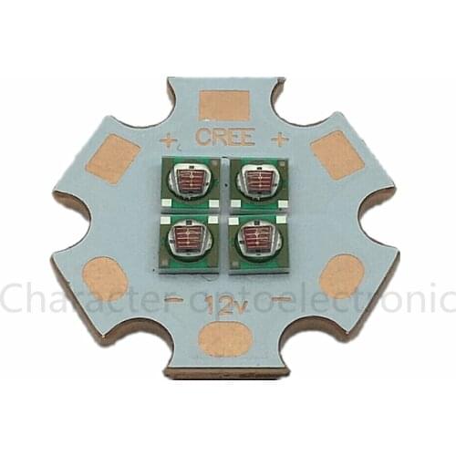 5x Cree 10W XPE XP-E 3V 6V 12V 4Chips LED Emitter Instead of MKR XML White/Warm White/Blue/Green/Red/Yellow/Royal Blue 20mm PCB