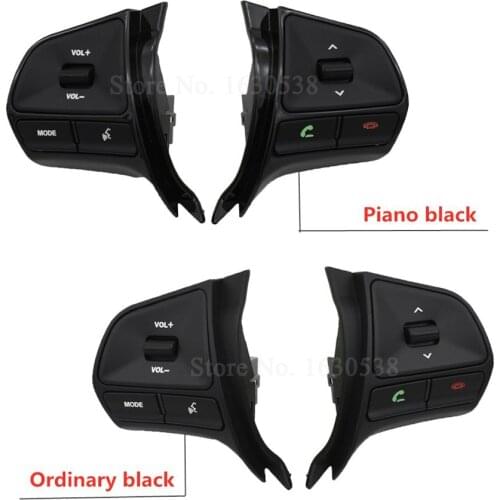 High quality Car styling Multi-function Buttons apply for KIA K2 RIO Car Steering Wheel Switch volume mode phone switches