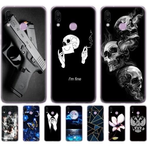 Huawei Honor Play Case 6.3'' painting soft silicon tpu Back Cover Case For Huawei Honor Play Coque etui bags bumper