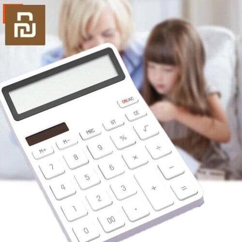 LEMO 12 digital Desktop Calculator Solar dual power supply Widescreen display for school office calculator Calculating To