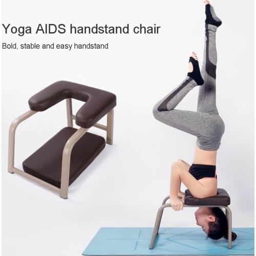 Yoga Assisted Inverted Stool Multifunctional Inverted Chair Yoga Fitness Chair Home Fitness Equipment