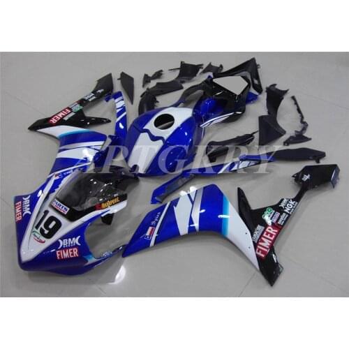 New ABS Plastic Shell Motorcycle Fairing kit Fit For YAMAHA YZF R1 2007 2008 YZF-R1 YZF 1000R Custom Number 19