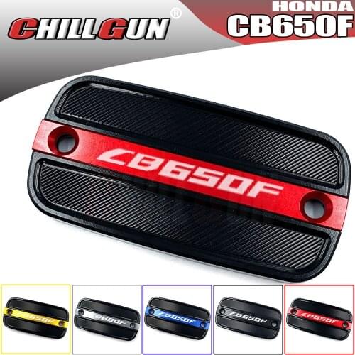 Motorcycle Front Brake Fluid Reservoir Cover Cap Decorative Guard For HONDA CB650F 2014 2015 2016 2017 2018 2019 2020 CB650 F