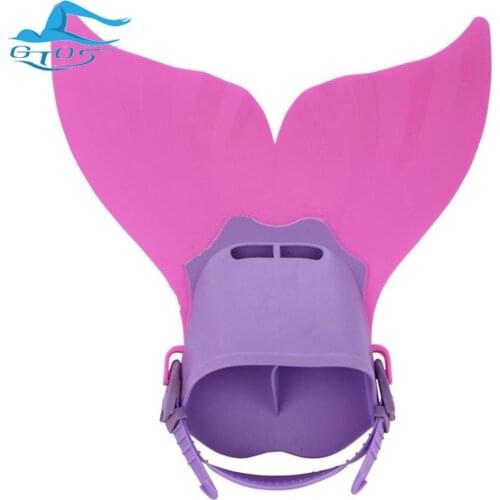Gtos monofin mermaid fins for children swimming fin mermaid flipper