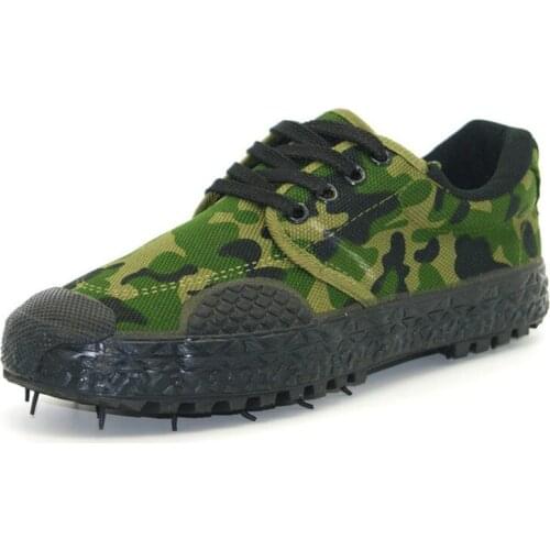 JINANDYU Mens Shoes Outdoor Climb Work Shoes Men Sneakers Ankle Camouflage Canvas Shoes Army Military Boots Men Tactical Boots