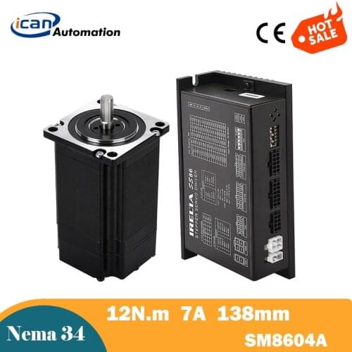 ICAN Tech nema 34 12 nm 12.5 nm integrated servo closed loop hybrid servo kit