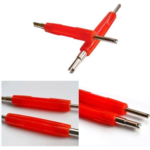 Stainless Steel Dual Head Car Tire A/C Valve Stem Core Remover Motocycle Bike Car Repair Tool Fast Puncture Accessories