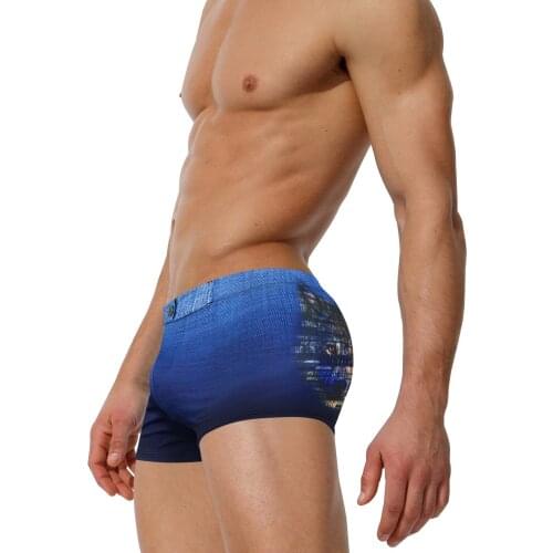 New Swimwear Swim Shorts Trunks print swim trunks Short Quick Dry Pants Swimsuits Mens swim Sports Surffing Shorts For Men