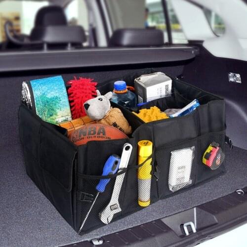 Foldable Car Auto Storage Box Multifunction Car Styling Trunk Bag Back Rear Trunk Seat Big Storage Bag Car Organizer Container
