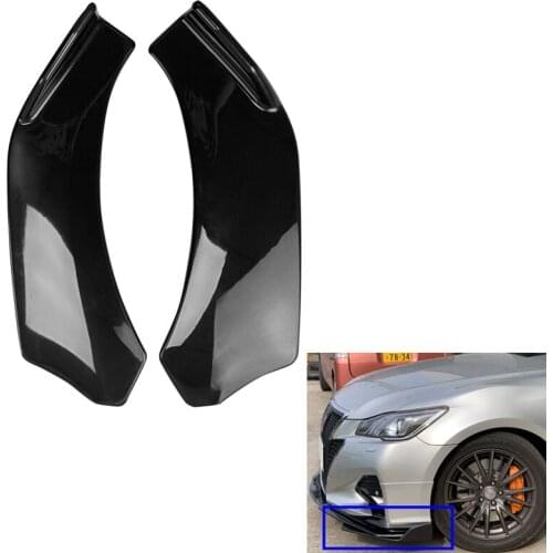 Universal Spoiler Shovels Front Bumper Deflector Lip Splitter Deflector Scratch Resistant Wing Protection