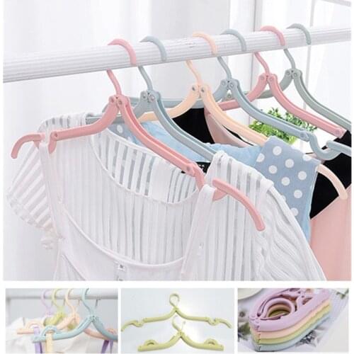 Hangers For Clothes Horse Rack Travel Portable Foldable Multifunction Magic Stretch Drying Home Wardrobe Storage Floor Scalable