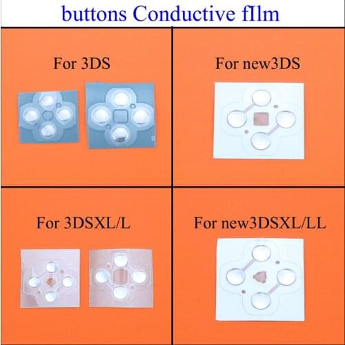 YuXi For 3DS / New 3DS XL LL /For Nintend 3DS LL XL Controller D Pads D-Pad Metal Dome Snap PCB board buttons Conductive fIlm