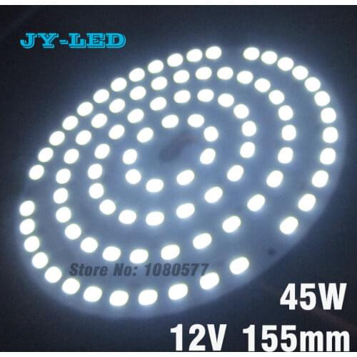 30W 155mm Input DC 12V High Power LED PCB, Needn't Driver SMD5730 Super Brightness Aluminum Lamp plate