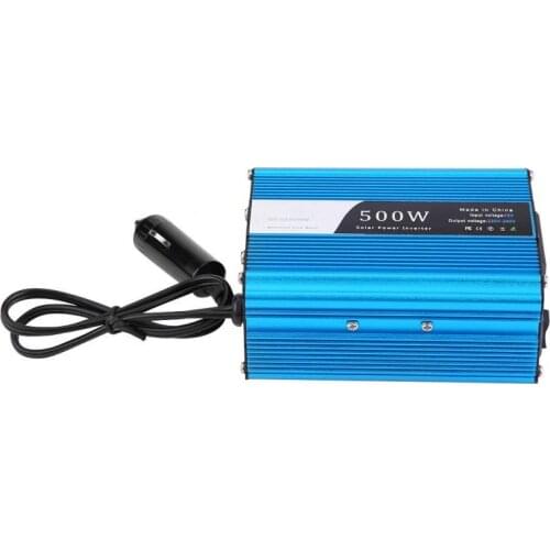 500W DC 12V to AC 220V-240V Peak 600W Car Power Inverter Converter Dual USB Charger Adapter Car Accessories New Arrivals