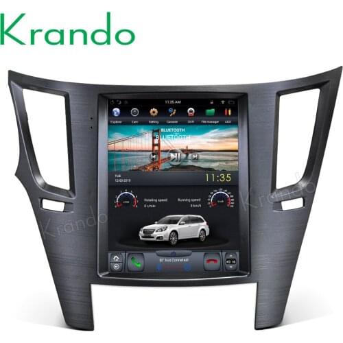 Krando Android 9.0 10.4" for Subaru Outback 2010-2014 verticial screen car multimedia system radio navigation system navigation