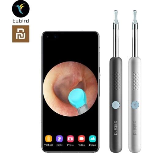 Bebird R1 Wireless Intelligent Visual Ear Cleaner Stick Picker Endoscope 300W Mini Camera Otoscope Borescope Healthy Care Tool