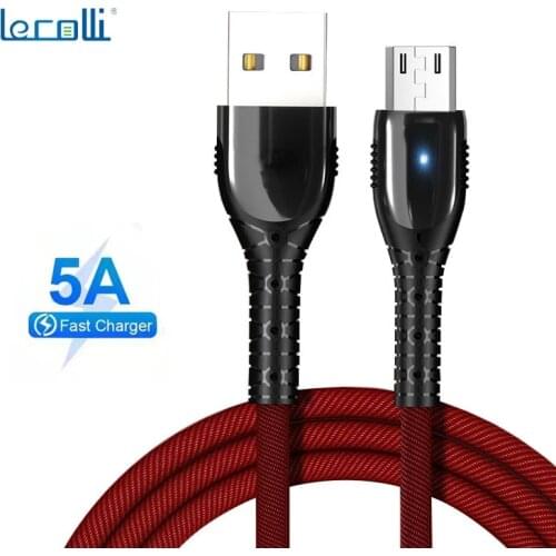 Mobile Phone Fast Charging Data Line Android Mobile Phone Fast Charging Data Line With Light Zinc Alloy Fast Charging Line