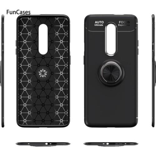 Covers Cases For carcaso OnePlus 8T Creative Magnetic Ring Bracket Soft TPU Fundas OnePlus etui 8T 5G 1+8 1+8T Pro Fitted Case