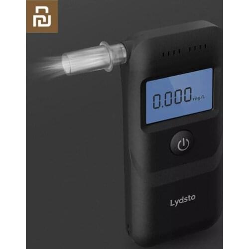 Youpin Lydsto Alcohol Detector Sensitive Professional Breath Tester LCD Mini Digital Drunk Driving Blowing Tester Breathalyzer