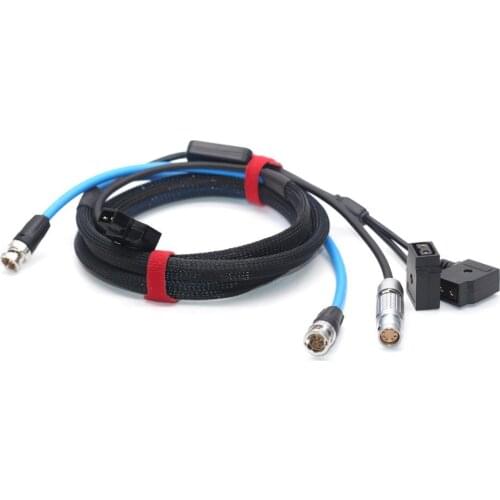 DTAP to ARRI mini power 8 pin female and Double DTAP female+SDI video cable for ARRI mini LF Amira power cable