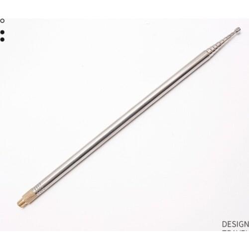 DIY short wave stainless steel rod antenna short wave GP positive V horizontal antenna oscillator length 5.6m