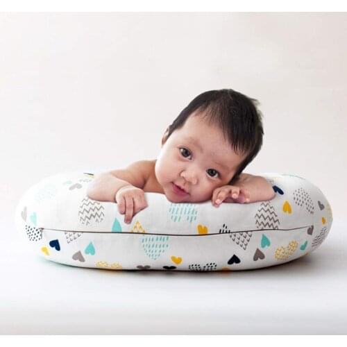HX5D 2 Pcs Newborn Baby Nursing Pillowcase Maternity U-Shaped Breastfeeding Pillow Case Infant Feeding Milk Cushion Cover