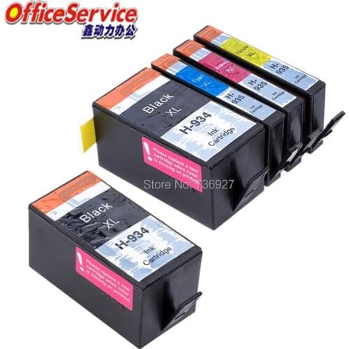 5X high-capacity Compatible ink Cartridge For HP934 HP935 HP 935 934xl , suit for Officejet Pro 6835 6830 6815 6230 6812 printer
