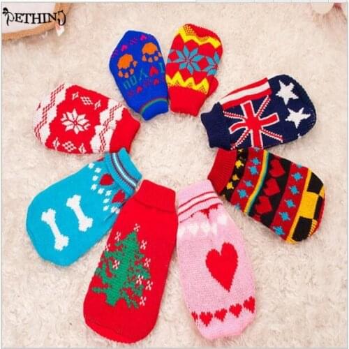 Fashion warm cute pet cat clothes dog sweater overall different kinds of sweaters dog cheap coat dog clothes XXS-XL random color