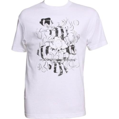 Mens Color Changing School of Fish T-Shirt