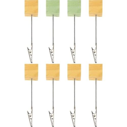 Pack of 8Memo Clip Name Place Card Holder Table Number Picture Note Stand