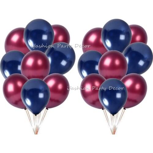 Burgunby&Navy Blue Latex Party Balloon Garland Decoration Hen Party Wedding Birthday Party Baby Shower Photobooth Backdrop