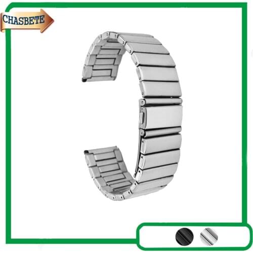 Stainless Steel Watch Band for Casio BEM 302 307 501 506 517 EF MTP 22mm 24mm Metal Strap Belt Wrist Loop Bracelet Black Silver