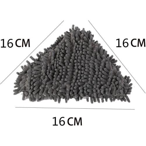 Chenille Mop Replacement Head Pads Triangle Cloth Dust Cleaner Towel Sweeping Cleaning Glass for Wash Floor Rags MicroFiber 16cm