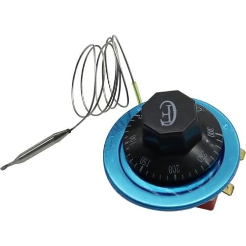 Rotary Temperature Controller Ac220v 16a Dial Thermostat Temperature Control Switch For Electric Oven 50-300 Degrees Celsius