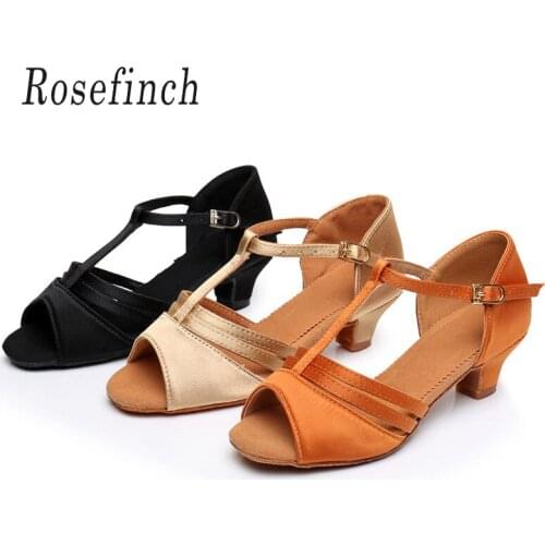 High Quality Latin Shoes Wholesale Girls Children/Child/Kids Ballroom Tango Salsa Latin Dance Shoes Low Heel Shoes C37X