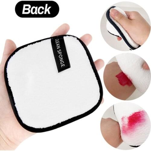 1PCS Reusable Makeup Cotton Remover Pads Microfiber Wipes Make Up Removal Washable Cotton Cleaning Pads Skin Care Tool