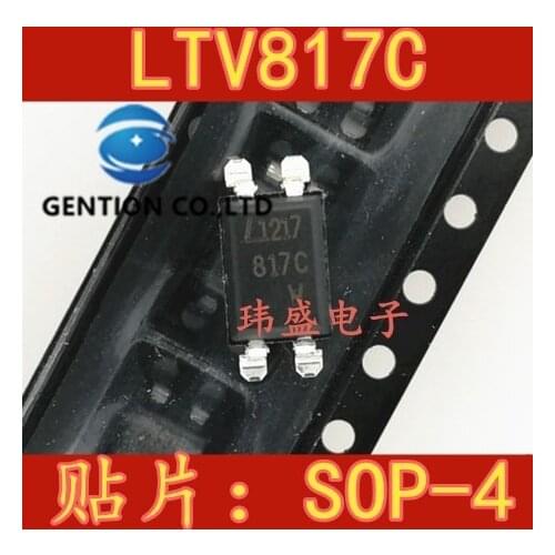 50PCS SOP4 LTV817C LTV-817-C light coupling ltv817sta1a-v in stock 100% new and original