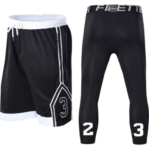 Zipper Pocket Basketball Shorts Loose Sportswear Breathable Sweat Sport Running Shorts Men Jogging Fitness GYM Basketball Short