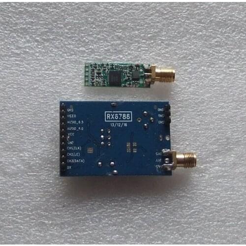 Free Ship Remote 2.4G 500MW stereo wireless audio and video transceiver FPV model aircraft aerial module suits