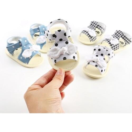 2020 Kid Toddler Baby Girl Sandals Party Princess Sandals Summer Bow Beach Shoes Infant Baby Shoes