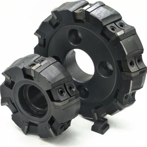 75 degree milling cutter disc with indexable end face disc 63 80 100 125 160 200 250 315