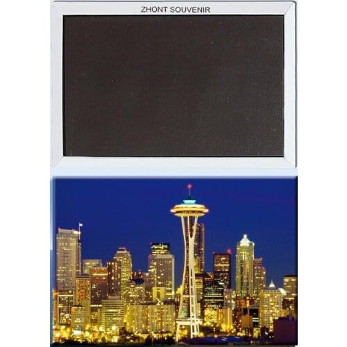 Night View Seattle Refrigerator Magnets Travel souvenirs 21904