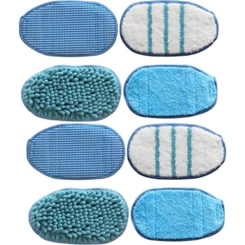 MLGB 8 Pcs Steam Mop Clean Cloths for Black Decker Steam Mop FSH10SM FSH10SMP Washable Reusable Replacement Mopping Cloth